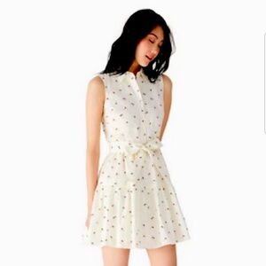 Kate Spade Cream Bee Dress